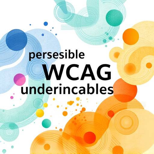 A graphic illustrating the four principles of WCAG: Perceivable, Operable, Understandable, Robust.