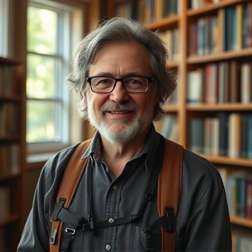 Portrait of Dr. Aris Thorne, lead content curator and geology expert